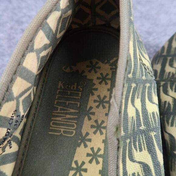 Keds Shoes Womens 8.5 Slip On Sneakers Casual Eleanor Giraffe Mary Jane Flats - Picture 12 of 13